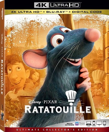 Постер к фильму Рататуй / Ratatouille (2007) UHD BDRemux 2160p от селезень | 4K | HDR | Лицензия
