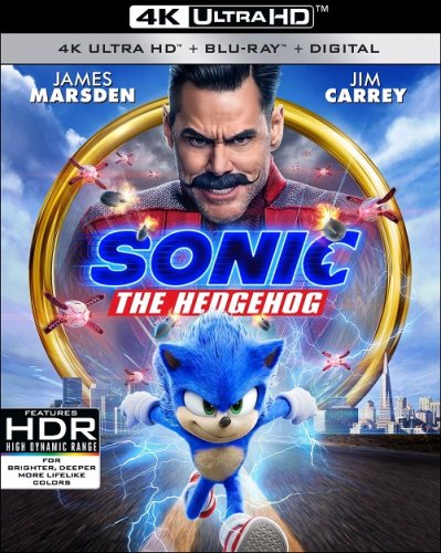 Постер к фильму Соник в кино / Sonic the Hedgehog (2020) UHD Blu-Ray EUR 2160p | 4K | HDR | Dolby Vision | Лицензия
