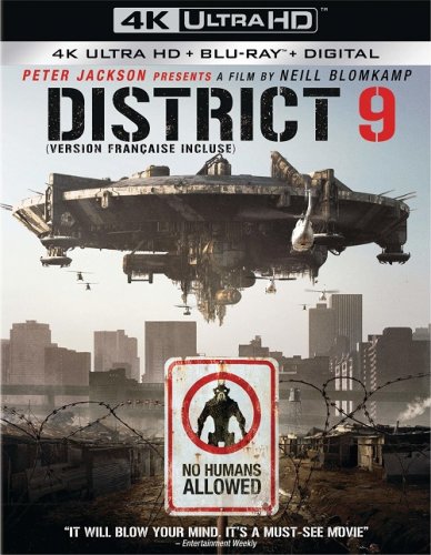 Постер к фильму Район №9 / District 9 (2009) UHD Blu-Ray EUR 2160p | 4K | HDR | Лицензия