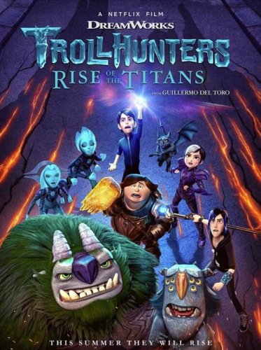 Постер к фильму Охотники на троллей: Восстание титанов / Trollhunters: Rise of the Titans (2021) WEB-DL-HEVC 1080p от селезень | HDR | Netflix