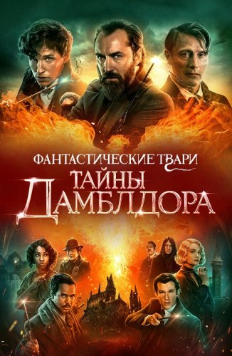 Постер к Фантастические твари: Тайны Дамблдора / Fantastic Beasts: The Secrets of Dumbledore (2022) BDRemux 1080p от селезень | D, P