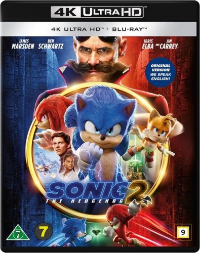 Постер к фильму Соник 2 в кино / Sonic the Hedgehog 2 (2022) UHD BDRemux 2160p от селезень | 4K | HDR | Dolby Vision Profile 8 | D, P