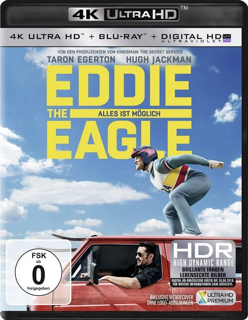 Постер к фильму Эдди «Орёл» / Eddie the Eagle (2015) UHD BDRemux 2160p от селезень | 4K | HDR | D | Лицензия