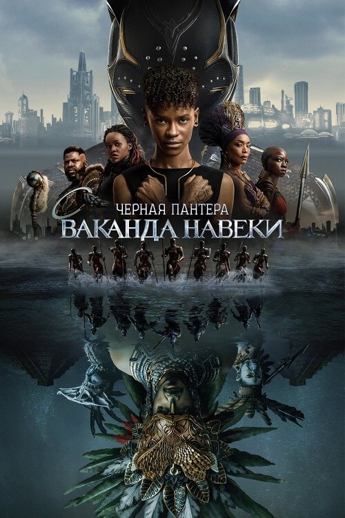 Постер к фильму Чёрная Пантера: Ваканда навеки / Black Panther: Wakanda Forever (2022) BDRip-AVC от DoMiNo & селезень | D, P